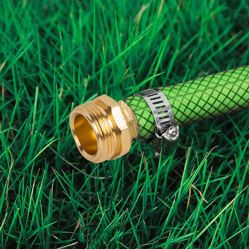 [Australia - AusPower] - Hourleey Garden Hose Repair Connector with Clamps, Fit for 3/4" or 5/8" Garden Hose Fitting, 4 Set 4-Set 