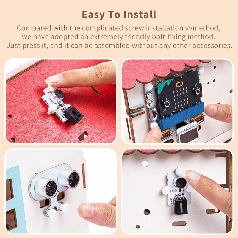 [Australia - AusPower] - ELECFREAKS Smart Home Material Pack for Elecfreaks Sensors/Breakout Board/Servo (Not Include Sensors and microbit) 