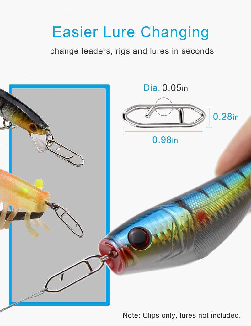 [Australia - AusPower] - Facikono Circle Hooks Saltwater Catfish Bass Fishing Hooks, 180pcs Octopus Offset Fishing Hooks with 5pcs Power Clips 