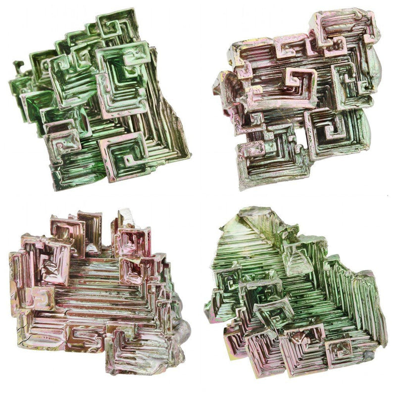 [Australia - AusPower] - Rockcloud 1-1.5" Bismuth Crystal Healing Crystal Irregular Home Decoration Mineral Specimen Bismuth Crystal(8-22 Grams) 
