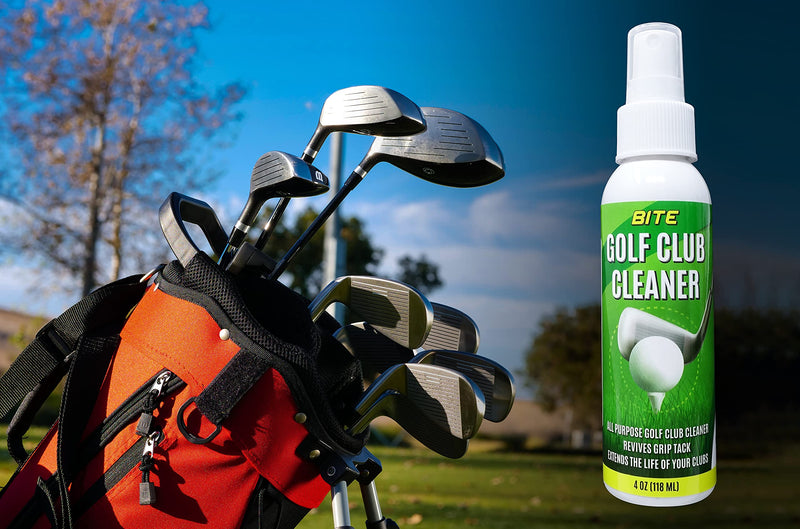 [Australia - AusPower] - Lifestyle Basics Bite Golf Club and Grip Cleaner - Keeps Clubs, Irons, and Drivers Clean - Restore Grip Tack 