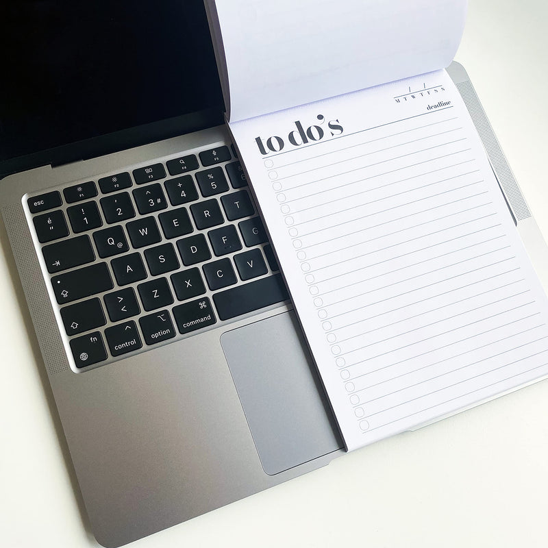 [Australia - AusPower] - To Do List Notepad A5 Size (8.3"X5.8") Daily To Do List Planner, Productivity Planner, Stylish Design, Quality Thick Paper, Hardcover, Undated, Ruled Pages, Checkboxes, Deadline Column, Date Section. To Do List Notepad 