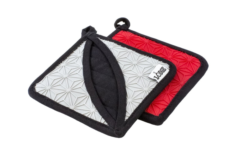 [Australia - AusPower] - Lodge Manufacturing Company trivet/potholder, 1 Count, Red/Black 