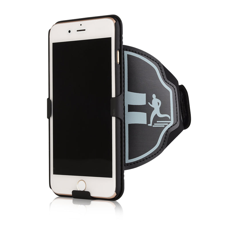[Australia - AusPower] - iPhone 8 Plus,7 Plus sport Armband, 180° Rotative Holster, Open Face armband Ideal for Fitness Apps. Hybrid hard case cover with sport armband combo,Running Case for Sports Jogging Exercise Fitness 