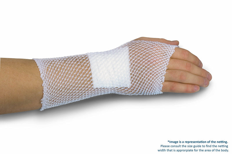 [Australia - AusPower] - Medline Tubular Elastic Dressing Net, Stretch, Size 3, 9" x 25 yd size 3 - 9\ x 25 yd 