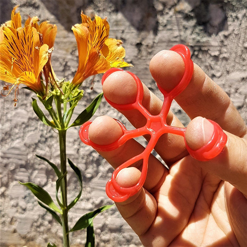 [Australia - AusPower] - FlexEx Hand Exerciser - 20 Pack Red - Medium Resistance, Made In USA 