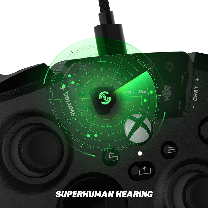 [Australia - AusPower] - Turtle Beach Recon Controller Wired Gaming Controller for Xbox Series X & Xbox Series S, Xbox One & Windows 10 PCs Featuring Remappable Buttons, Audio Enhancements, and Superhuman Hearing - Black 
