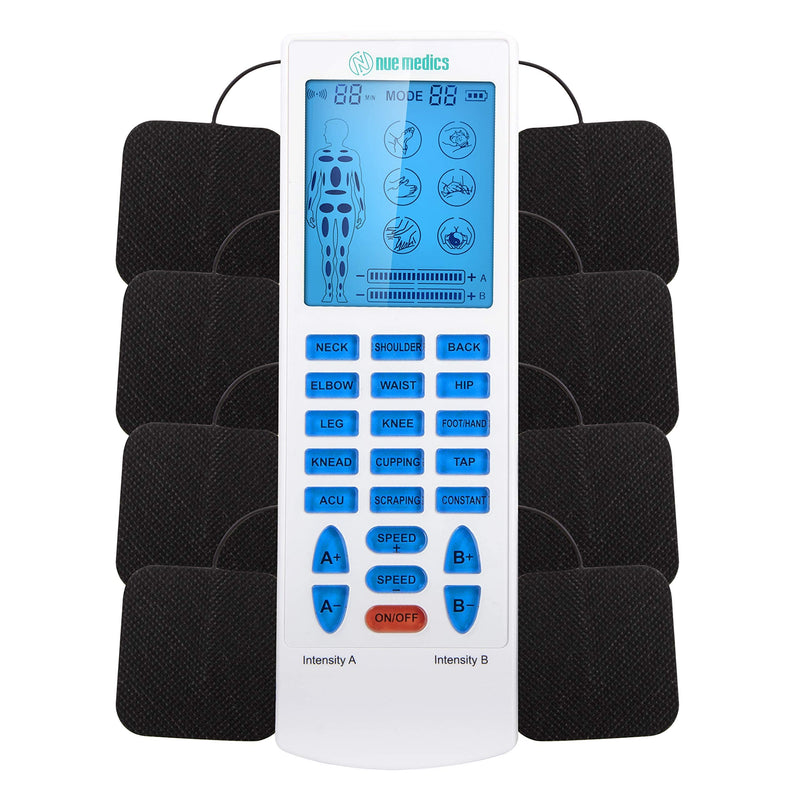 [Australia - AusPower] - Tens Unit Muscle Stimulator Rechargeable Device for Shoulder Neck Back Pain Relief Pulse Massager Pain Relief 