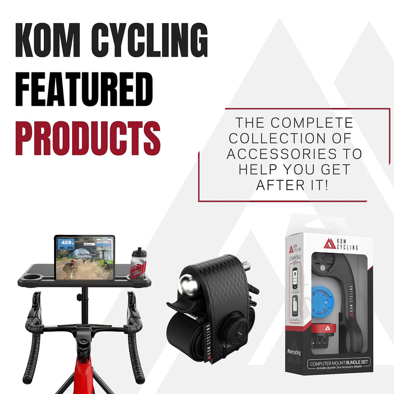 [Australia - AusPower] - KOM Cycling Wahoo Elemnt Mount Compatible with Multiple Wahoo Computers Including The Wahoo Elemnt Bolt, Elemnt Roam, Elemnt Mini, and Elemnt - Multiple Colors 24g Out Front Computer Mount Carbon 
