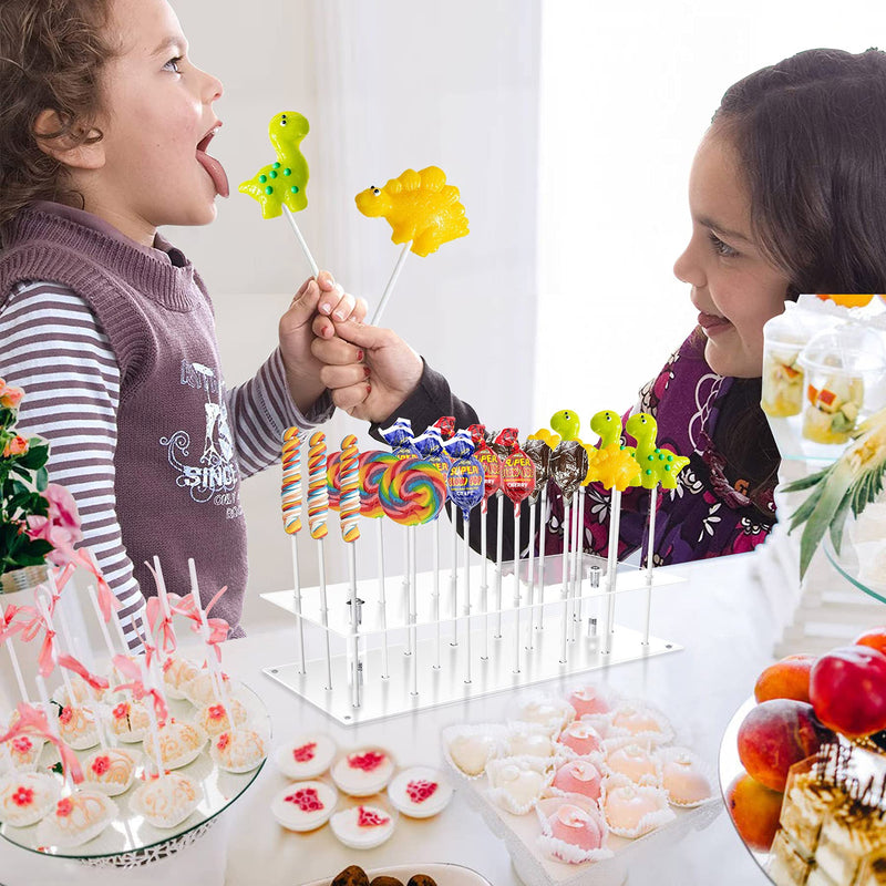 [Australia - AusPower] - Cake pop Stand,21 Hole Clear Acrylic Lollipop Holder, Lollipop Sticks Weddings Baby Showers Birthday Parties Anniversaries Halloween 