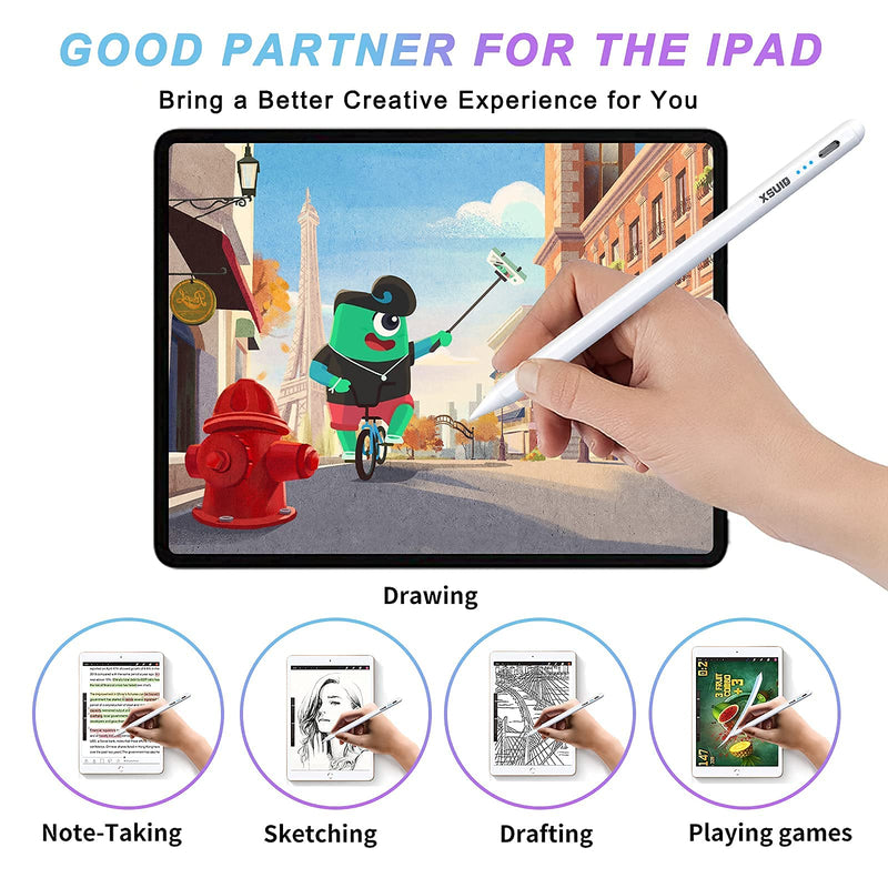 [Australia - AusPower] - Stylus Pen for Apple iPad Pencil,Active Pen with Palm Rejection,Tilt, Magnetic Compatible with 2018-2020 Apple Pencil 2 Generation for iPad 8th/7th/6th Gen iPad Air iPad Mini iPad Pro (11/12.9") 