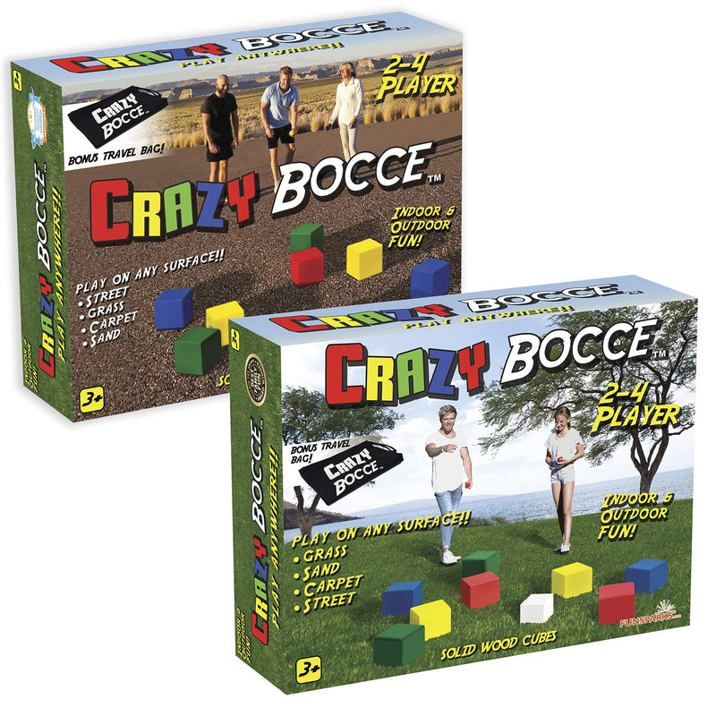[Australia - AusPower] - Crazy Bocce Ball Set. Indoor and Outdoor Family Fun for Everyone. A Game for All Ages. Play it on All Surfaces! 