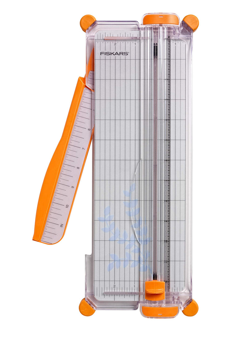 [Australia - AusPower] - Fiskars SureCut Portable Paper Trimmer, 12 Inch Cut , Orange - 154450-1009 