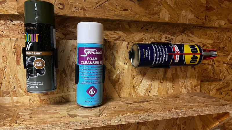 [Australia - AusPower] - StealthMounts Aerosol Can Holder | Spray Can Mount | 2 Pack | Made in the United Kingdom 