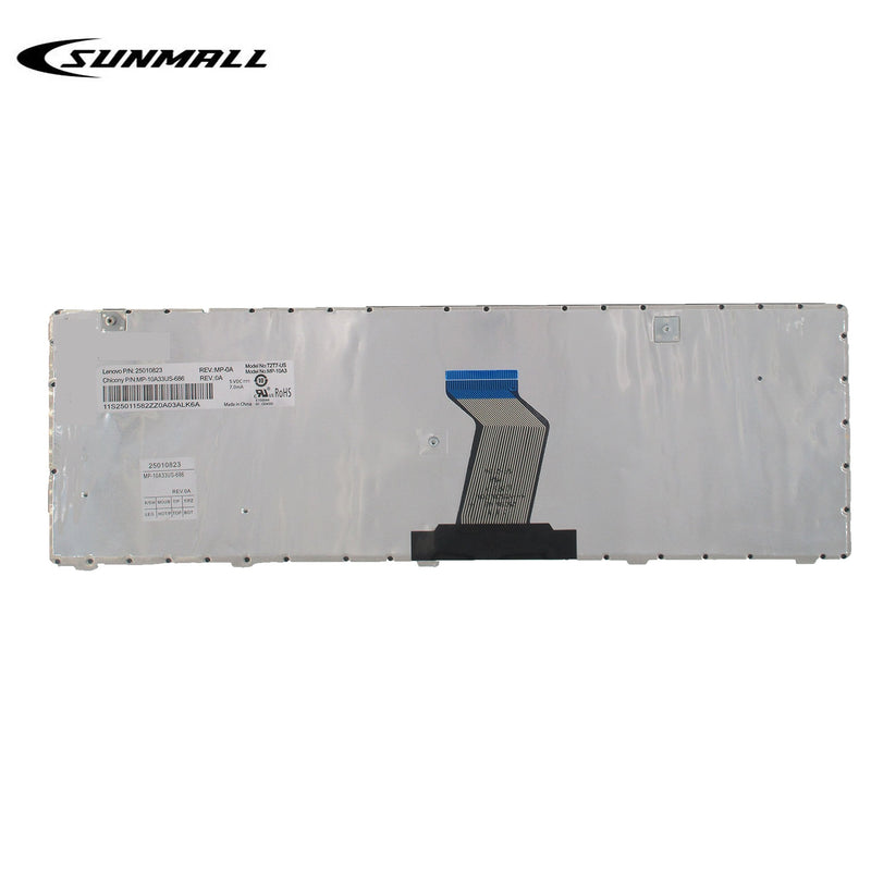 [Australia - AusPower] - SUNMALL New Keyboard Replacement with Frame for IBM LenovoIdeapad G570 Z560 Z560A Z560G G575 G780 G770 Z565 Series Laptop/Notebook Black US Layout 