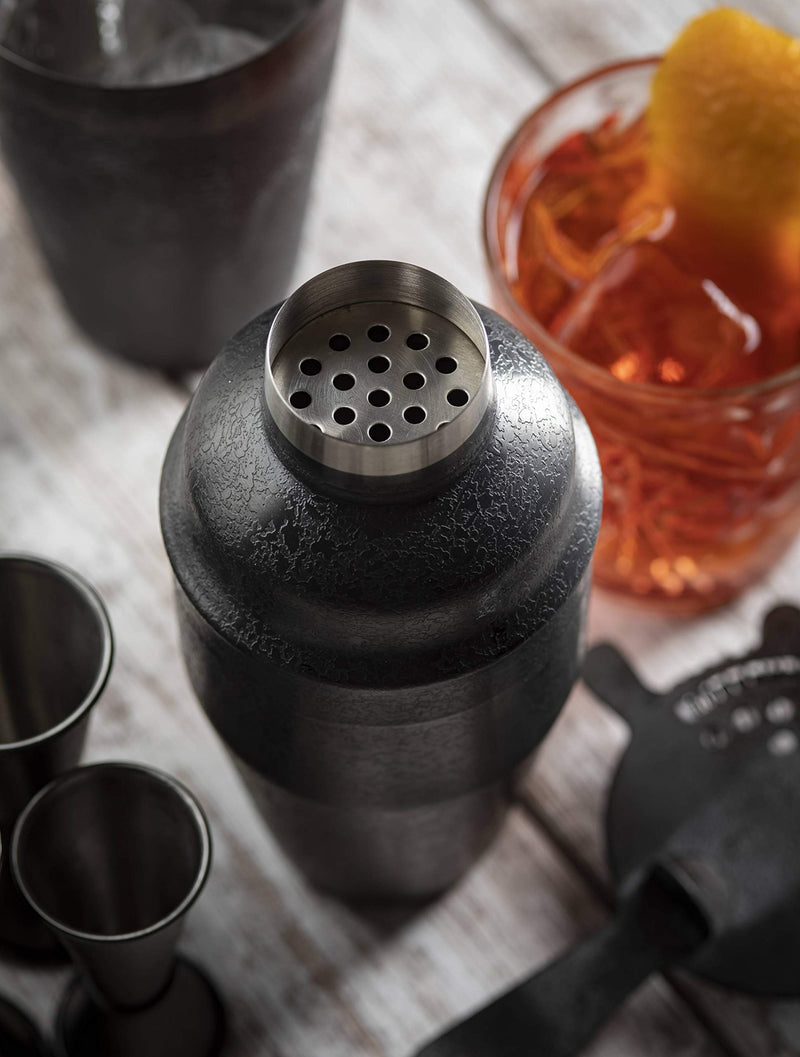 [Australia - AusPower] - Tablecraft Premium Collection 24 oz 3-Pc Cocktail Shaker, 18/8 Stainless Steel, 10” 