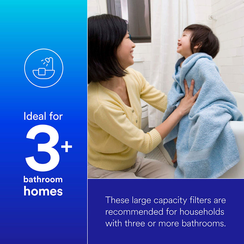 [Australia - AusPower] - Filtrete Large Capacity Whole House Grooved Water, 5 Microns, Sump Style Drop-in Filter, (4WH-HDGR-F01), 1 Count (Pack of 1) 