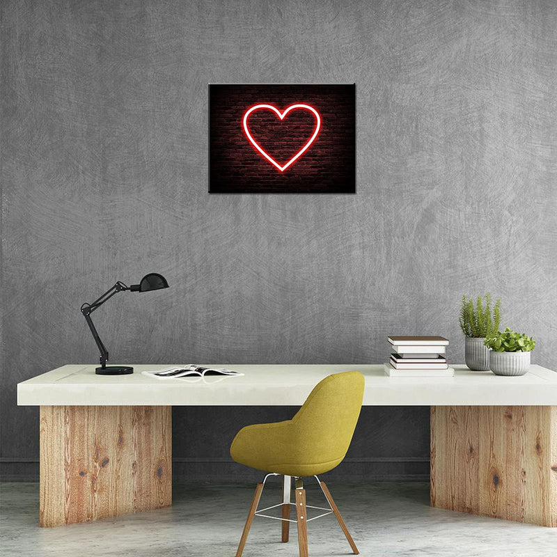 [Australia - AusPower] - GDDE Wall decoration printing love theme picture artwork ready to hang on the wall kitchen bedroom decoration, size 12x16inch 