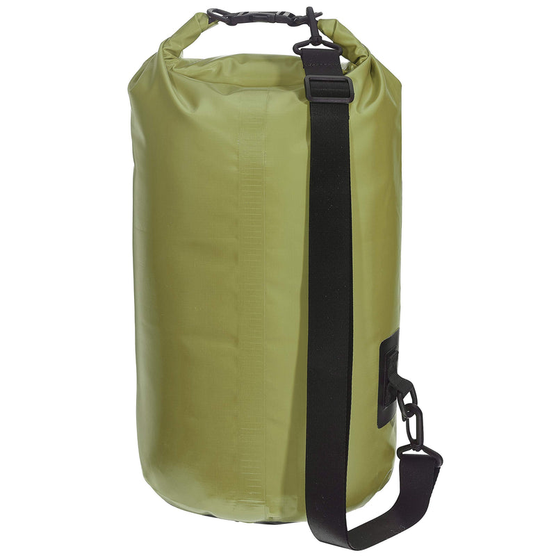 [Australia - AusPower] - Skog Å Kust DrySåk Waterproof Floating Dry Bag with Exterior Zippered Pocket | for Kayaking, Rafting, Boating, Swimming, Camping, Hiking, Beach, Fishing | 10L & 20L Sizes 5 Liter Army Green 5L 