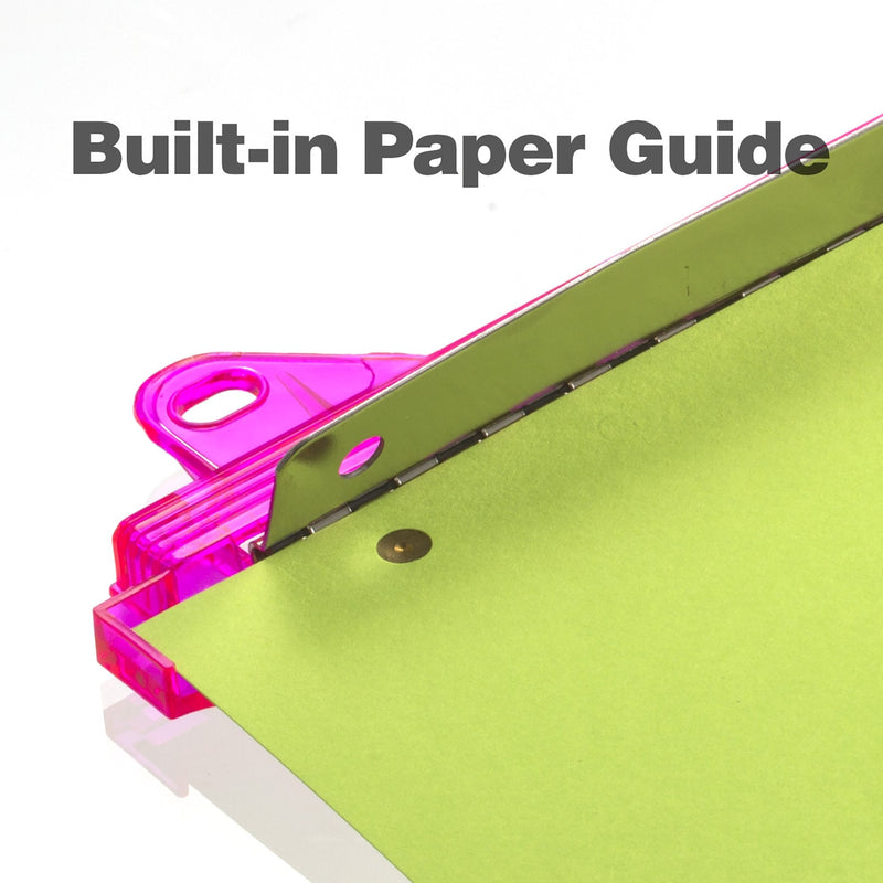 [Australia - AusPower] - Officemate Ring Binder Hole Punch, Pink,Teal,Smoke, Pack of 3 (90114) 
