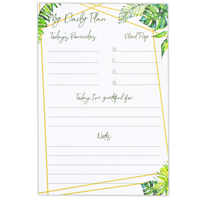 [Australia - AusPower] - Calendar Sticky Notes for Monthly, Weekly, and Daily in Floral Print (8 Pack) 