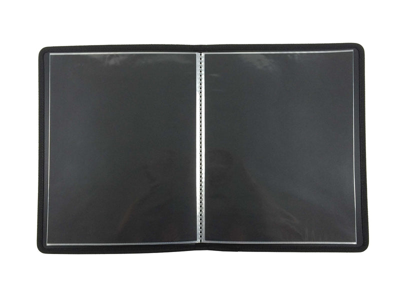 [Australia - AusPower] - Filexec Products Art Presentation Book, 8.5"x11", 24Page/48 Views (93230),Black 