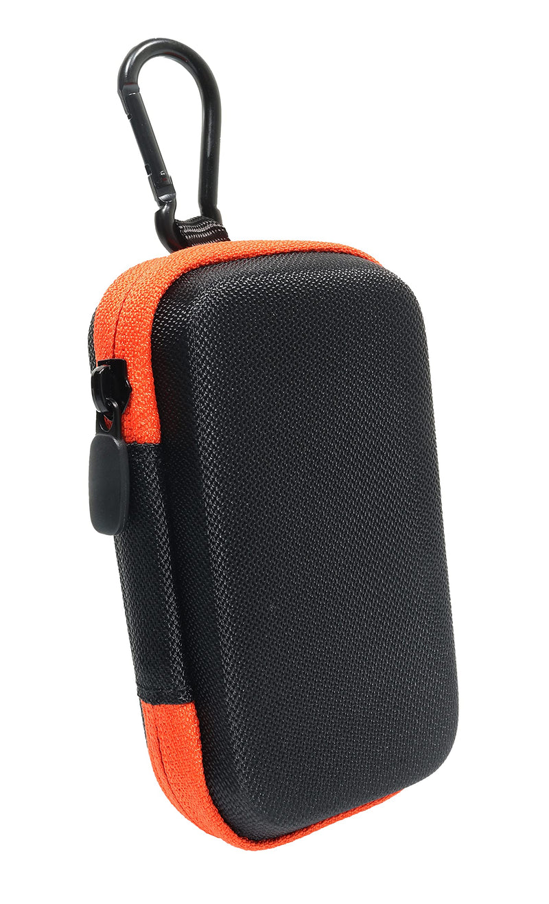 [Australia - AusPower] - getgear case for SanDisk Extreme, Extreme Pro Portable SSD Compatible with 500GB, 1TB, 2TB, 4TB, Black with Orange Contrast Handy Travel case 