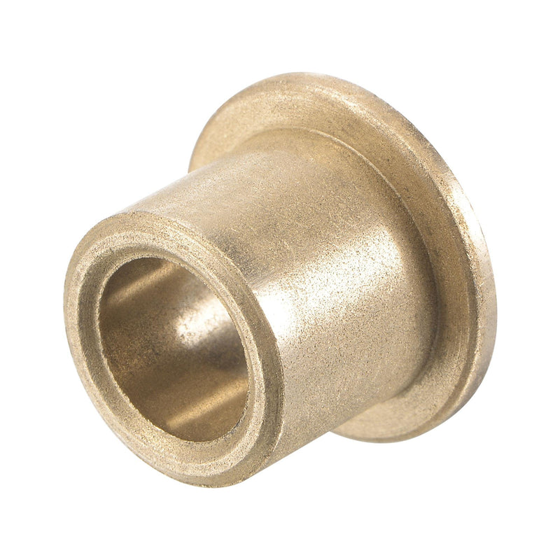 [Australia - AusPower] - uxcell Flange Sleeve Bearings 8mm Bore 12mm OD 12mm Length 16mm Flange Dia 2mm Flange Thickness Sintered Bronze Self-Lubricating Bushing 4pcs 8x12x12mm 