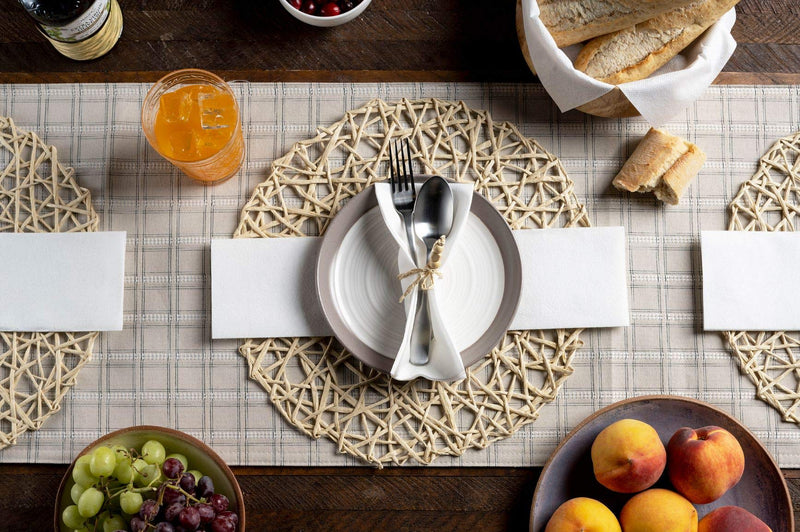 [Australia - AusPower] - Servietto Disposable Linen-Feel Guest Towels [Pack of 100] - Disposable Cloth-Like Hand Towels - Soft and Absorbent Paper Napkin for Kitchen, Bathroom, Party, Wedding, Or Event 