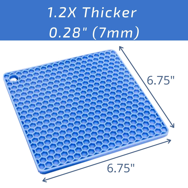 [Australia - AusPower] - BTaT- Trivets for Hot Pots and Pans, 2 Pack, Trivets, Silicone Trivet, Hot Plate Holder, Trivets for Hot Dishes, Hot Pot Holder, Silicone Trivet Mat, Silicone Trivets, Trivet Set, Trivet Mats, Hotpads 