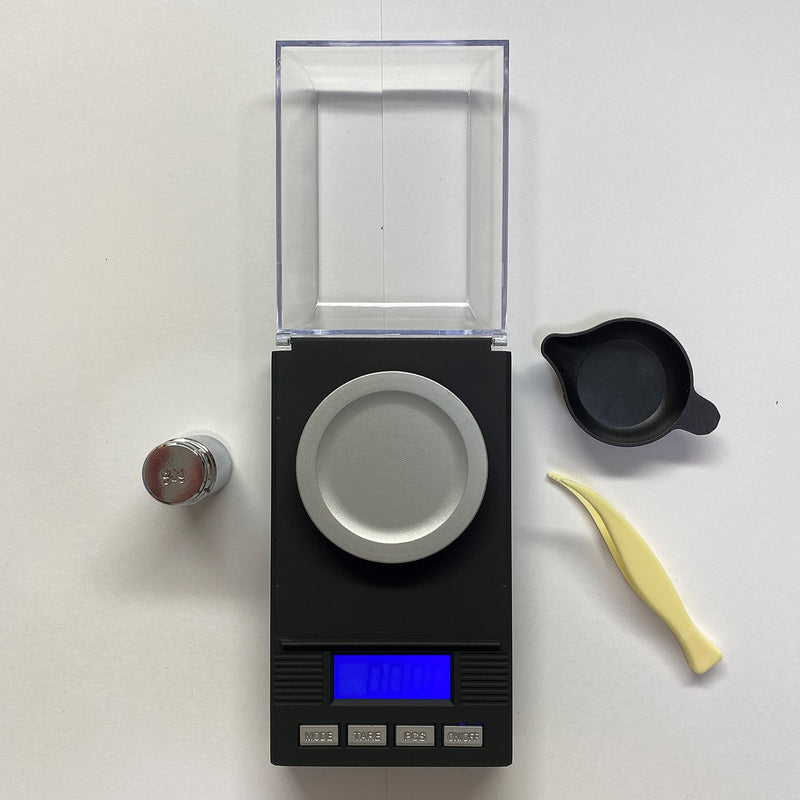 [Australia - AusPower] - TN LAB Supply TN LAB Digital Mini Scale 50g-0.001g Ultra Precise 1 Milli-Gram Pro Lab Jewelry Medicine Crafts Auto-Off Tare 