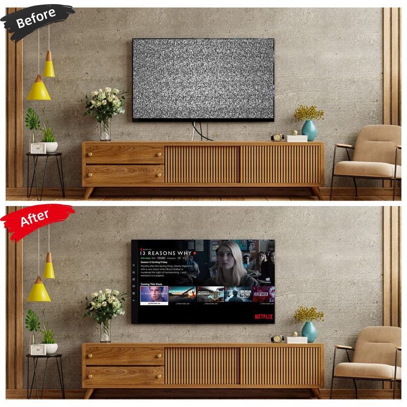 [Australia - AusPower] - TV Wire Hider Kit for Wall Mount TV, White in Wall Cable Management Kit, Includes 2 Pass Throughs and Hole Saw Drill Attachment for Easy Install 