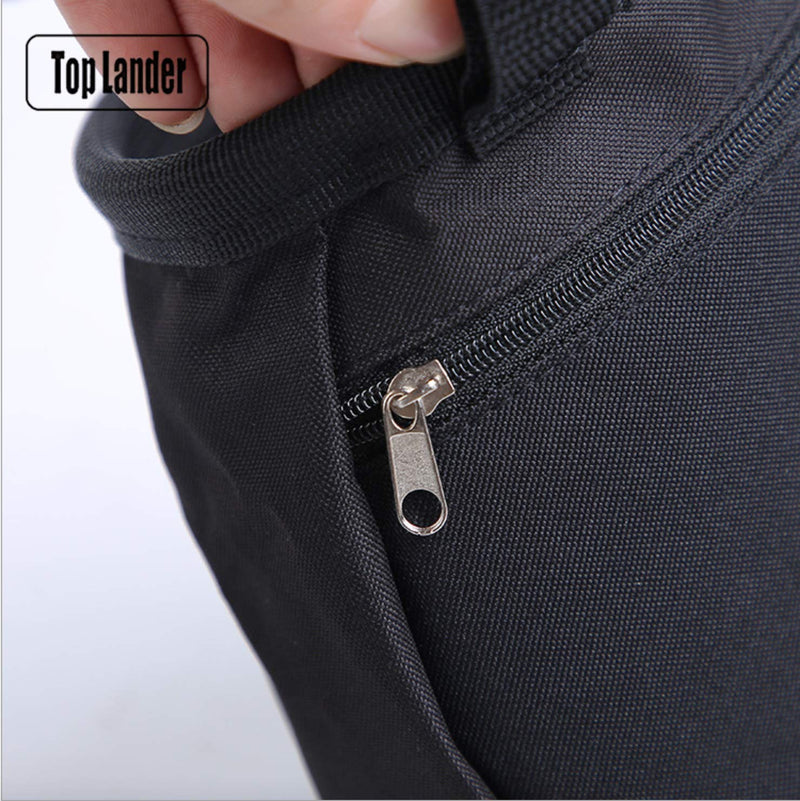 [Australia - AusPower] - Chalk Bag with 2 Chalk Balls, Belt, Carabiner Clip, Brush Loop and Zippered Pocket for Climbing, Bouldering, Gymnastics, Cross Fit and Lifting 