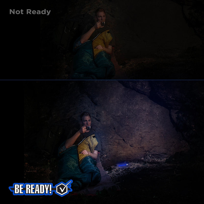 [Australia - AusPower] - Be Ready Blue Glow Sticks - Industrial Grade 8+ Hours Illumination Emergency Safety Chemical Light Glow Sticks 