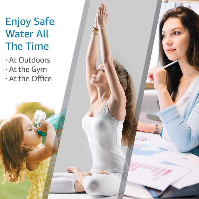 [Australia - AusPower] - AQUA CREST Water Bottle Filter, Replacement for Brita BB06, Brita Hard Sided, Sport and Stainless Steel Bottle Filter, 8 Count 