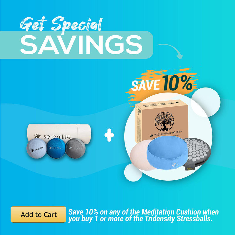 [Australia - AusPower] - Serenilite Hand Therapy Exercise Stress Ball Bundle - Tri-Density Stress Balls & Grip Strengthening - Therapeutic Hand Mobility & Restoration 