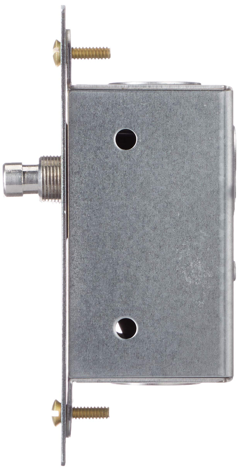 [Australia - AusPower] - Leviton 1865 3 Amp, 125 Volt, Single-Pole, Doorjamb with Jamb Box Switch, Single Circuit Momentary, Normally ON, Commercial Grade, Brass 