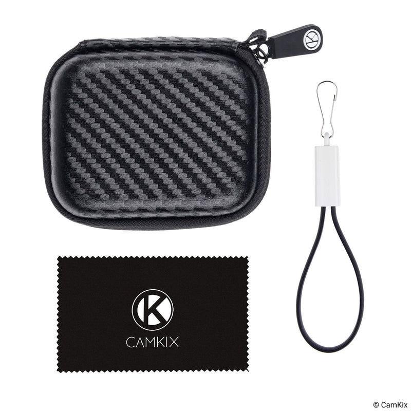 [Australia - AusPower] - Protective Case for Ledger Nano S Bitcoin/Cryptocurrency Wallet Including USB Strap for Transport, Power and Data Transfer - Durable Nylon Hardshell Case with Mesh Pocket - Light, Secure 