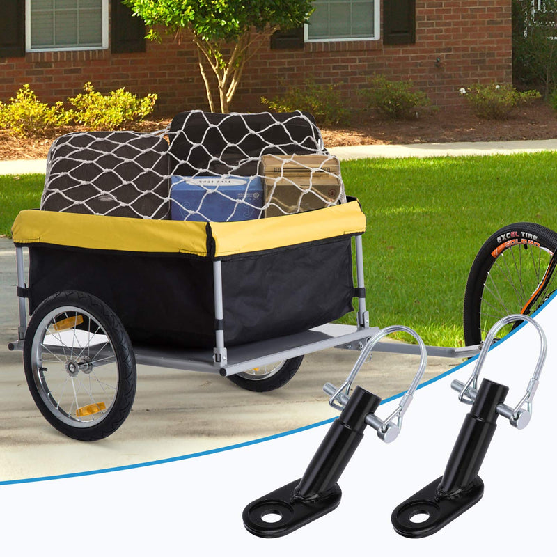 [Australia - AusPower] - QKURT 2 Pack Bike Trailer Coupler, Bicycle Trailer Hitch Connector Attachment for Child, Pet, Cargo Bike Trailers 