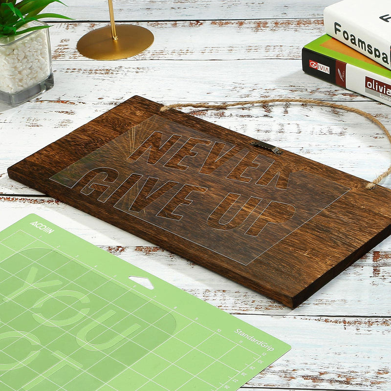[Australia - AusPower] - 25 Pieces 4 mil Blank Stencil Material Mylar Template Sheets for Stencils, 12 x 12 inches 12 x 12 inches, 4 mil, 25 packs 