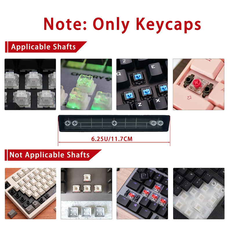 [Australia - AusPower] - IOAOI 60 Percent Keycaps, 61 Keycaps OEM Profile Keycaps PBT Keycaps for Cherry MX Switches /GH60/ RK61/ ALT61/ Annie Mechanical Keyboards with Key Puller (Cyan Gray) - Only Keycaps Color04 