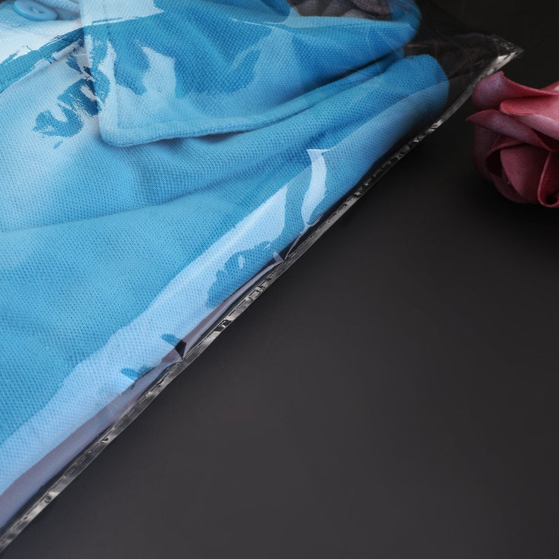 [Australia - AusPower] - 9 X 13 Inch Tshirt Bags Poly Mailers Clear Apparel Bags Self Seal Plastic Bags Adhesive Bags for T-shirt and Clothes (100 Pieces) 100 