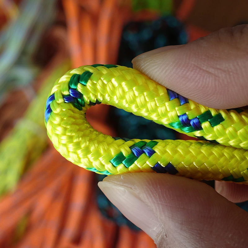 [Australia - AusPower] - GM CLIMBING 8mm (5/16in) Accessory Cord Rope Double Braid Pre Cut CE/UIAA Black 5/16in(dia.) x 20feet 