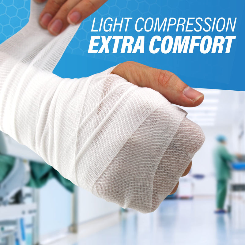 [Australia - AusPower] - AFFORDTEX Gauze Bandages – Premium First Aid Supplies for Safe Adventuring – Flexible, Stretchable, and Breathable Gauze Rolls – 4” x 4.1 Yards Bandage Wrap for Wound Dressing – 36 Rolls Pack 
