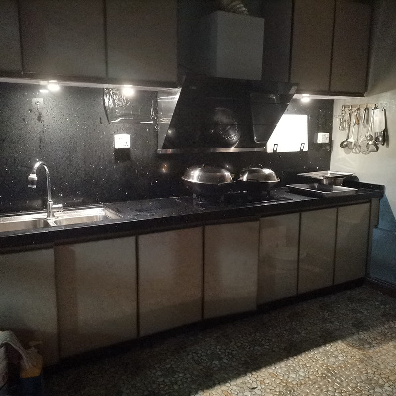 [Australia - AusPower] - Puck Lights with Remote, Battery Operated Under Cabinet Lighting, Wireless Led Tap Light with Remote Control, Locker Light Closet Light, 4000K Natural White (Natural White) 