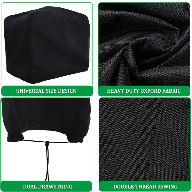 [Australia - AusPower] - DURCOVER Outboard Motor Half Cover, Waterproof Oxford Fabric, Boat Motor Cover Half Outboard Cover, Universal Boat Engine Cover UP-20HP Black Fits UP-20HP 