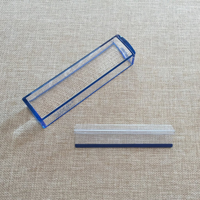 [Australia - AusPower] - 6 inch 5X Blue Raised Domed Bar Magnifier with Reading Tracking Line Optical Tool Bar Magnifying Glass 