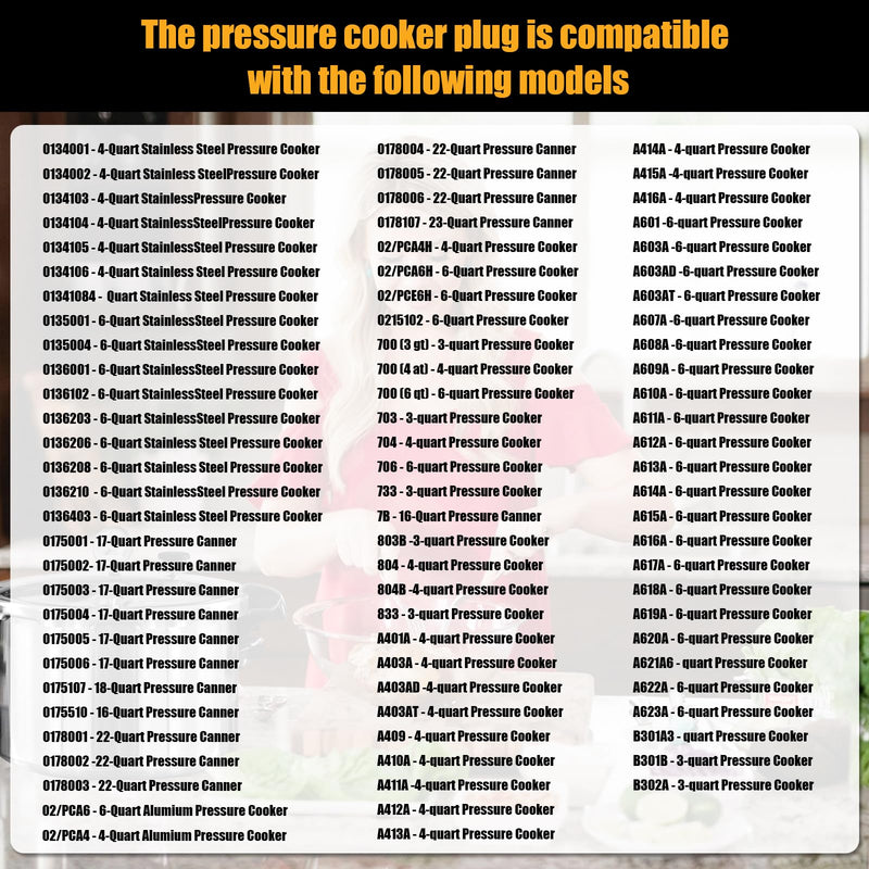 [Australia - AusPower] - Pressure Cooker & Canner Regulator for Presto 09978, Replaces Parts 50294, 50626 and 09913 