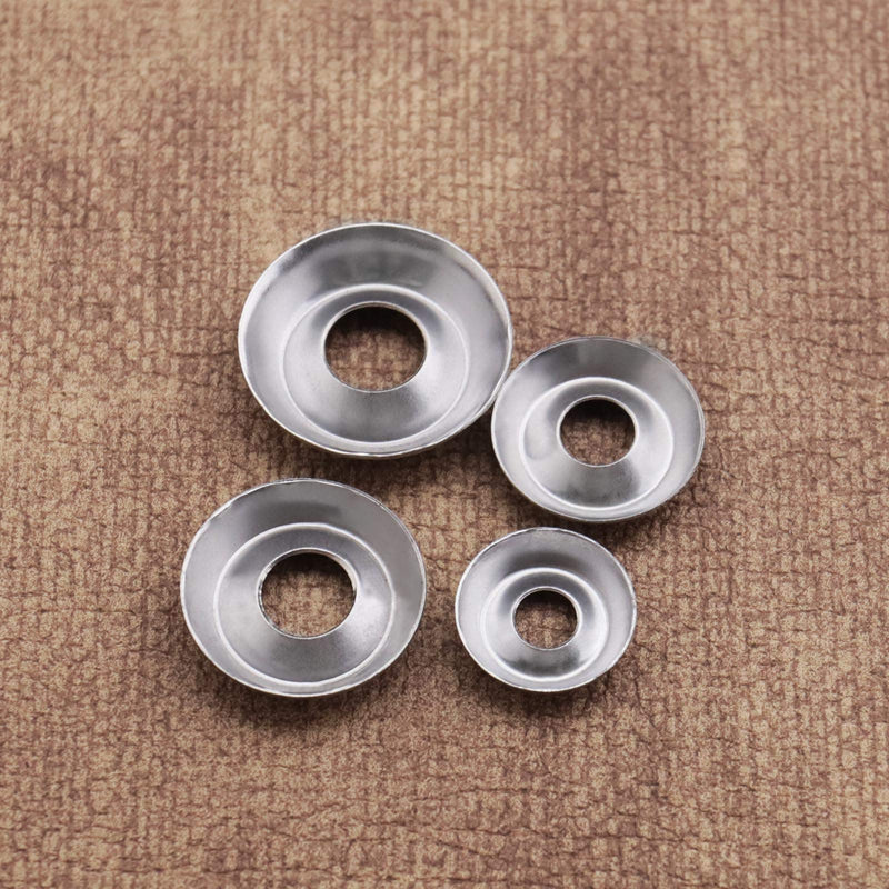 [Australia - AusPower] - 200pcs Cup Washers Countersunk Screw Finishing Washer Gaske 304 Stainless Steel For Countersunk Screws 