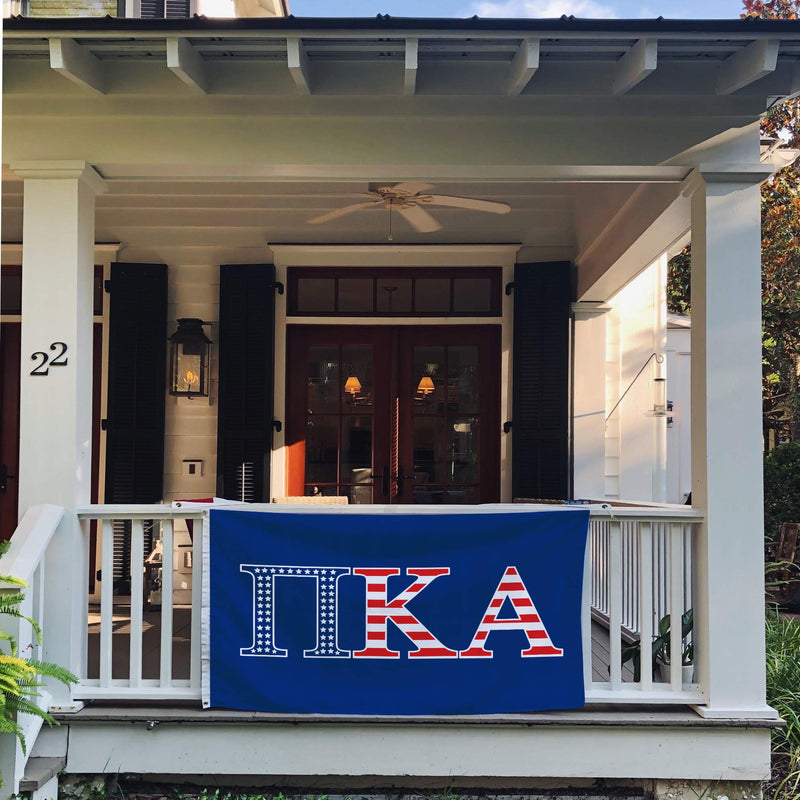 [Australia - AusPower] - Pi Kappa Alpha Pike USA Pattern Letter Fraternity Flag 3 feet x 5 feet Banner Sign Decor (Flag - USA) 